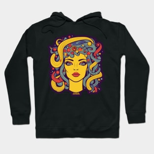 Plastic Macaroni Boho Trippy Hippy Rotelle Hoodie